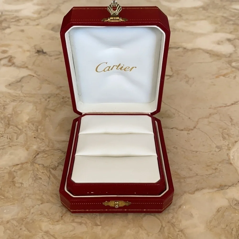 Authentic Cartier Double Wedding Rings Box - Picture 1 of 8